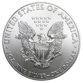 American Silver Eagle 1 oz achterkant