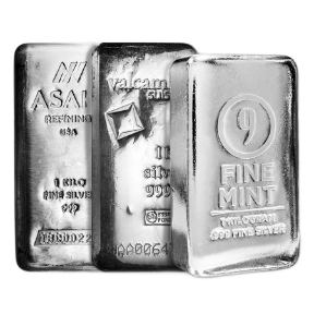 Zilverbaar 1 kilogram